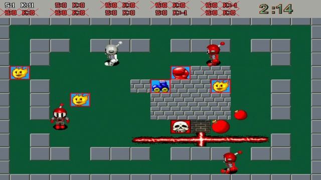 Atomic Bomberman gameplay demo 2 смотреть онлайн