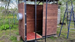 Дачный душ своими руками/ летний душ /часть третья / соседи в шоке / душ на участке