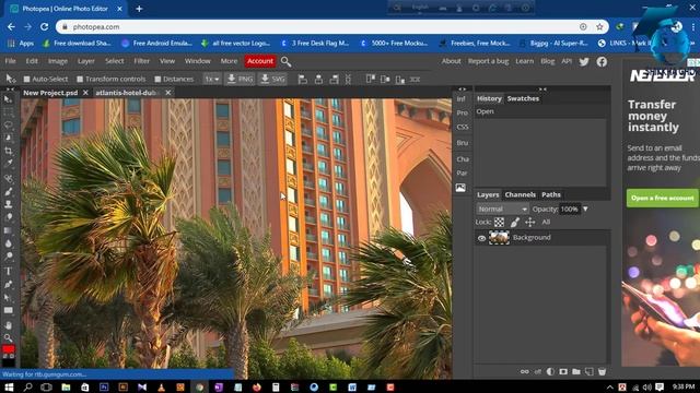 Adobe photoshop cc// cs6 in android mobile in online editor || how to use photoshop in mobile смотреть онлайн