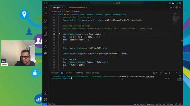 Java 21 - Virtual threads смотреть онлайн