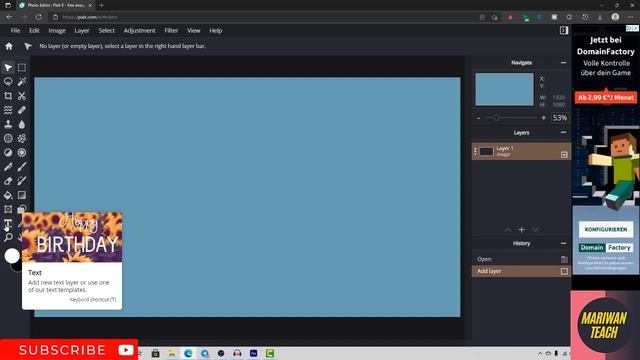 How to use Text on Photoshop Online 2022 смотреть онлайн