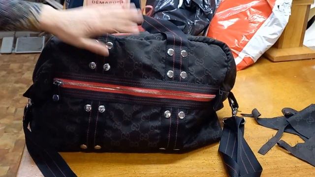 РЕСТАВРАЦИЯ СУМКИ. СУМКА ИЗ КОЖИ СТАЛА ИЗ ТКАНИ. смотреть онлайн