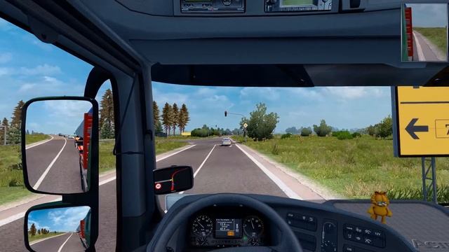 ETS 2 1.27 ProMods 2.16 Mercedes Actros MP3 Esbjerg - Rostock смотреть онлайн
