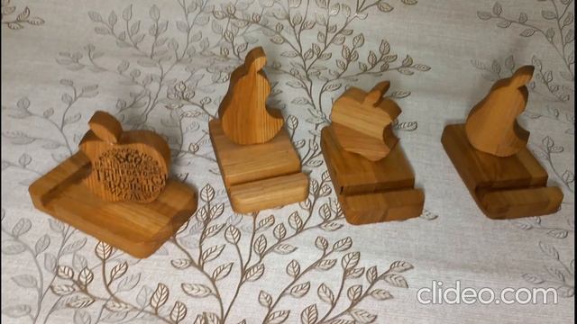 подставка для телефона и планшета из ясеня и сосны #подставка #подставкадлятелефона #айфон #груша смотреть онлайн