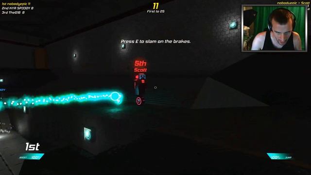 Robot Roller Derby Disco Dodgeball - Free For All vs. The Crew! смотреть онлайн