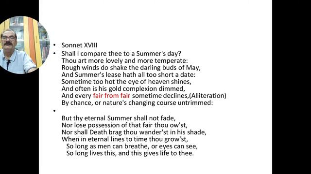 B A. Part I Analysis of William Shakespeare' Sonnet -Shall I Compare Thee -- смотреть онлайн