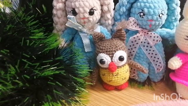 дружная семейка вязаных игрушек и не только. Всех с Новогодними праздниками!!!