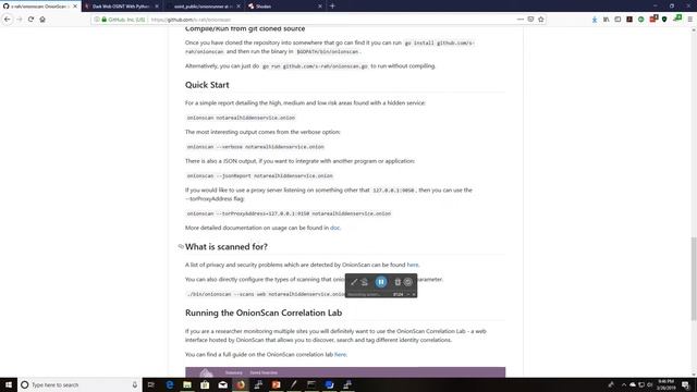 CYBR 4360 - Foundations of Info Assurance - OnionScan and Shodan - Automating OSINT смотреть онлайн