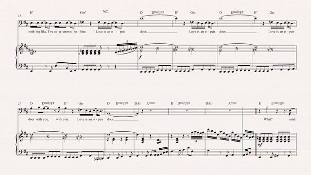 Cello - Love is an Open Door - Frozen - Sheet Music, Chords, & Vocals смотреть онлайн