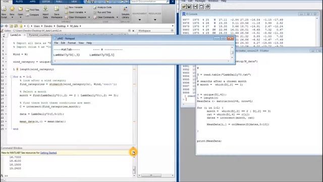 Some simple operatations done in "Matlab" vs "R" смотреть онлайн