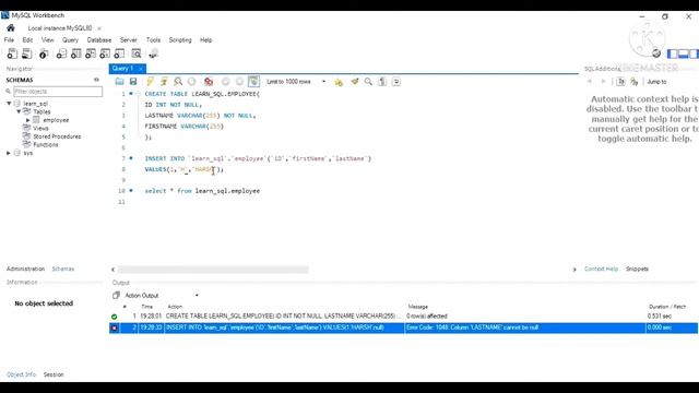 Not NULL constraint in #MYSQL[In Hindi] || NOT NULL ko samze in easy way смотреть онлайн
