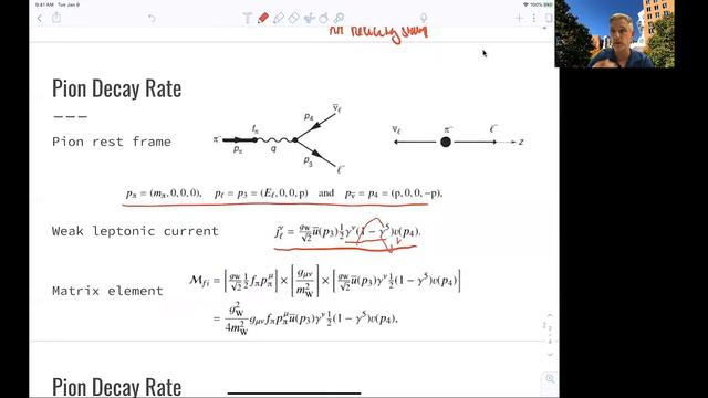 L6.3 Weak Interactions: Pion Decay смотреть онлайн