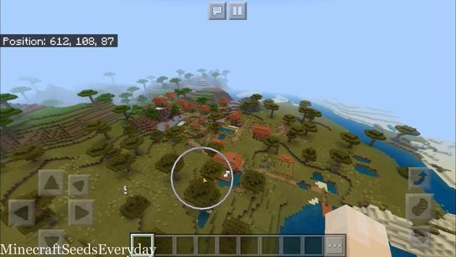 Minecraft Bedrock 1.14.30 Seed: Shattered savanna village very close to spawn смотреть онлайн