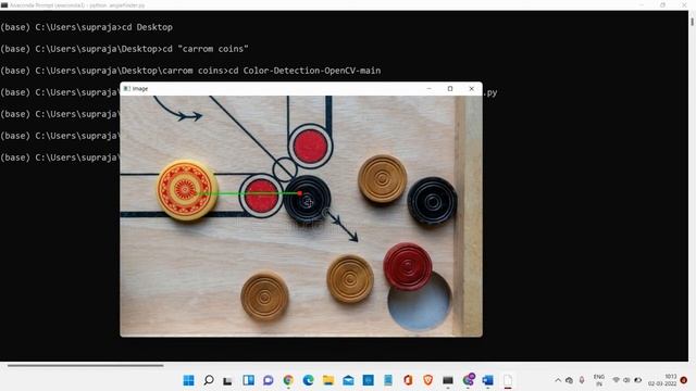 Color Detection and Angle Detection using open CV and Python смотреть онлайн
