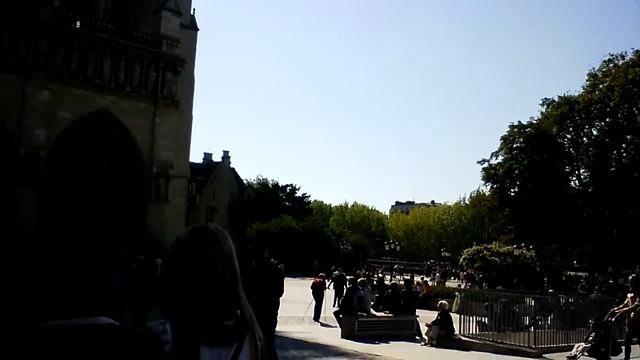 Париж - день 3. Очередь в Нотр-Дам де Пари(Notre-Dame de Paris) смотреть онлайн