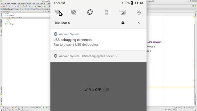 Detect WiFi State Changes with BroadcastReceiver - Android Studio Tutorial смотреть онлайн