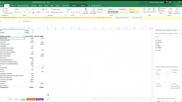 CLASES COMERCIAL xlsx Excel 2021 06 30 18 57 38 смотреть онлайн