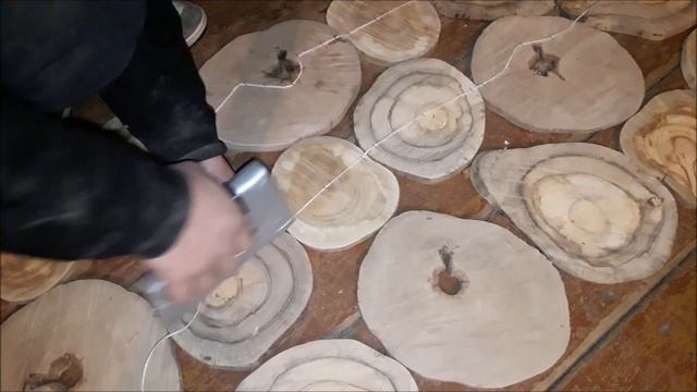 Amazing panel big logs, wood wall art | Удивительное панно с большими срезами, декор стен смотреть онлайн