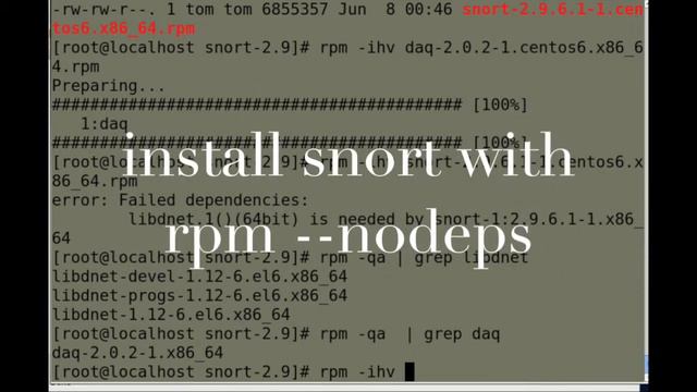 installing snort on rhel5,centos смотреть онлайн