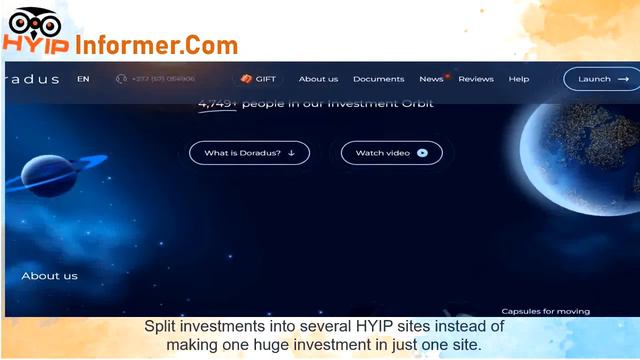 doradus.io Review Analysis by Hyipinformer.com смотреть онлайн