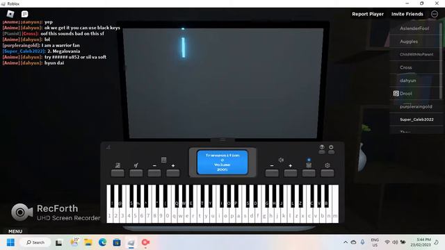 PLAYING HARD SONGS ON PIANO GAME!!!!! [including Rush E] смотреть онлайн