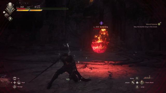 Final Fantasy XVI: Bomb King Boss Battle смотреть онлайн
