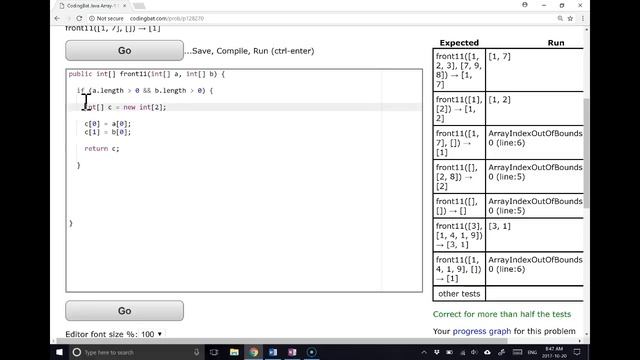 Coding Bat Solutions - Arrays 1 - Front 11 смотреть онлайн