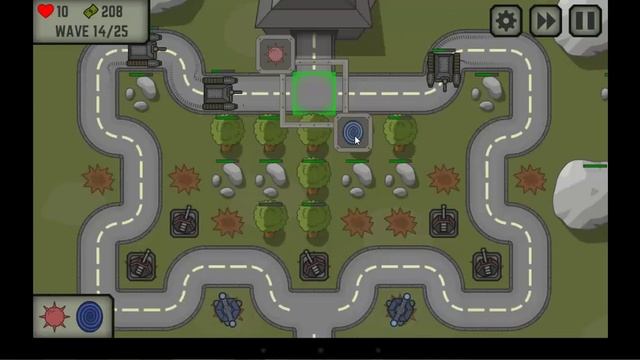 Tactic Defense Level 14 Tower Defence Walkthrough