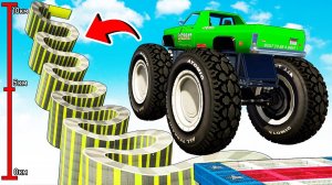 ВВЕРХ БЕЗ ТОРМОЗОВ ПО СЛОМАННОЙ ДОРОГЕ В ГТА 5 МОДЫ! ЭКСПЕРИМЕНТ ОБЗОР МОДА GTA 5 MODS ОНЛАЙН ИГРЫ