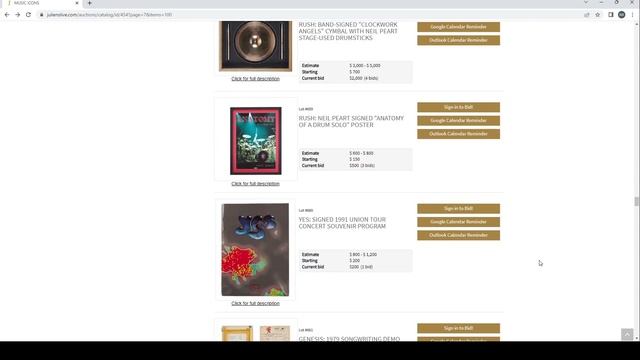 Julien's Auctions - Guitars + Musical Instruments (Music Memorabilia) - 19th-20th May 2023 (USA) смотреть онлайн