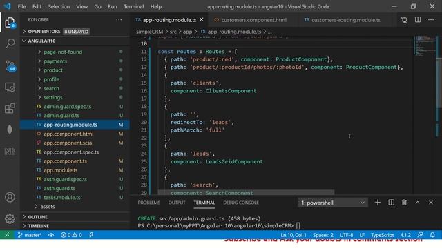 Angular 10 Tutorial #49 - Route Guards - CanActivate in Angular | Angular 10 Tutorial For Beginners смотреть онлайн