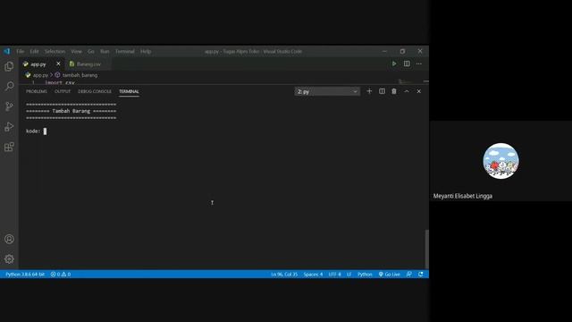 Penjelasan Progran & Demo Program - Crud Toko Python dengan file CSV смотреть онлайн