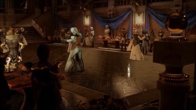 Dragon Age Inquisition - Lavellan Inquisitor Dancing with Florianne смотреть онлайн