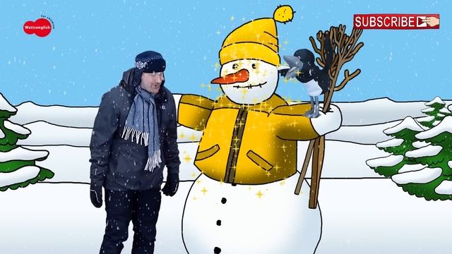 Build a Snowman with Steve | English for Kids | English for Children смотреть онлайн