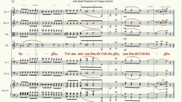 Aria Qual Guerriero in Campo Armato Dario Idaspe R Broschi