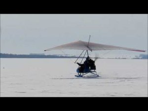 Полёт на дельталёте с  Целинное 31 марта 2013