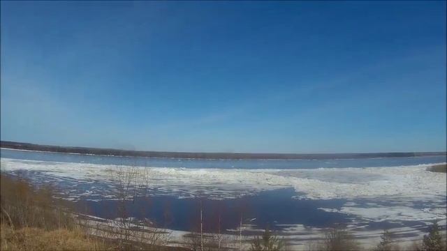 4 мая 2018г ледоход на Северной Двине дача под Архангельском смотреть онлайн