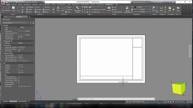 99 - Crear una caratula en espacio papel de forma sencilla con Autocad 2017 - 3d4every1 смотреть онлайн