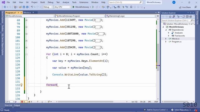 Dictionary in C# смотреть онлайн