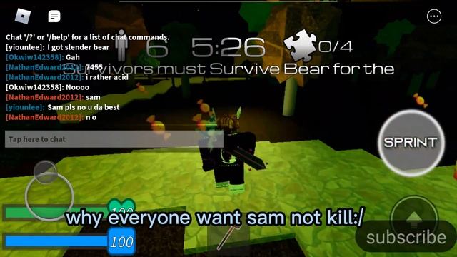 [Roblox] bear* | sam смотреть онлайн