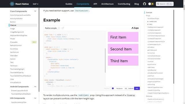 FlatList - список - React Native - Урок 8 смотреть онлайн