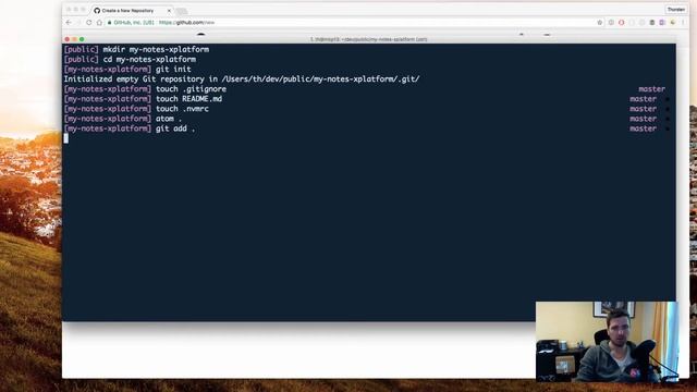 Lets build a cross-platform app - Repository setup with GitHub and git-flow смотреть онлайн