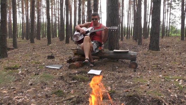 Чиж & Co - Солдат на привале (кавер на оз. Юзефовка 30.07.2016) смотреть онлайн
