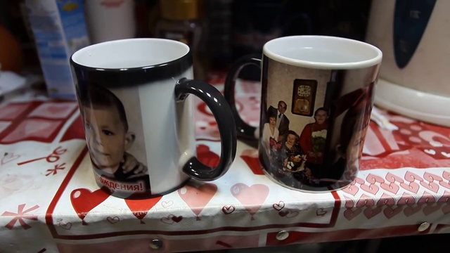 Кружка хамелеон, печать фотографий на кружке меняющей цвет