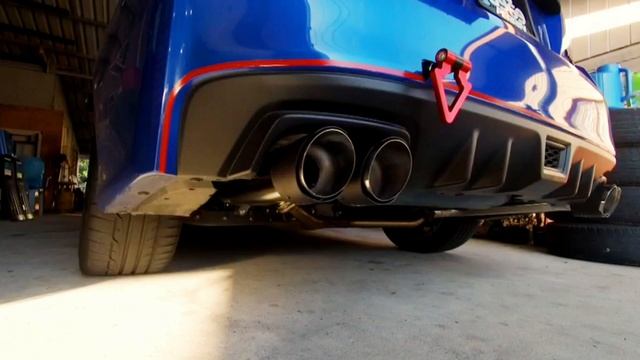 Subaru WRX STI -  Akrapovic Custom Exhaust