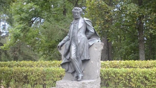Памятник А.С. Пушкину в Царском селе смотреть онлайн