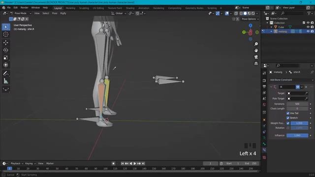 Inverse Kinematics in Blender (Easy Rigs) смотреть онлайн