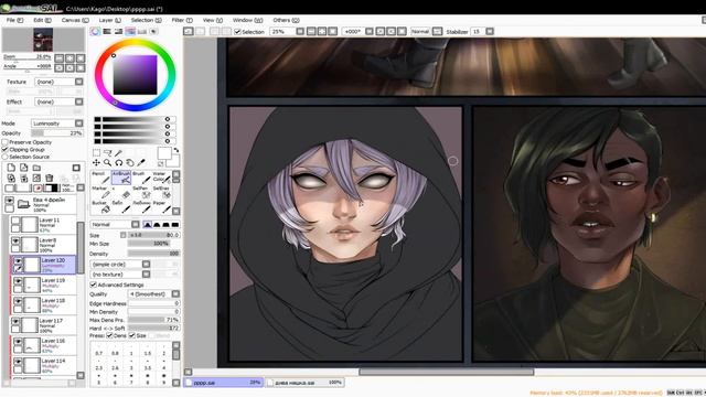 Попытка в разработку нового комикса - [KAGO] - |Speedpaint| смотреть онлайн