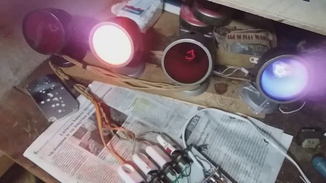 Бегущие огни. Простая схема смотреть онлайн