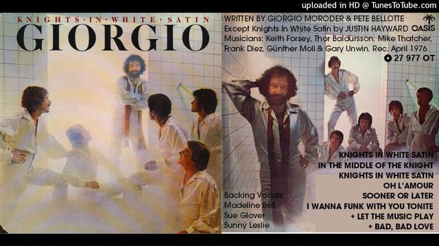 Giorgio Moroder: Knights In White Satin [Full Album + Bonus] (1976) смотреть онлайн